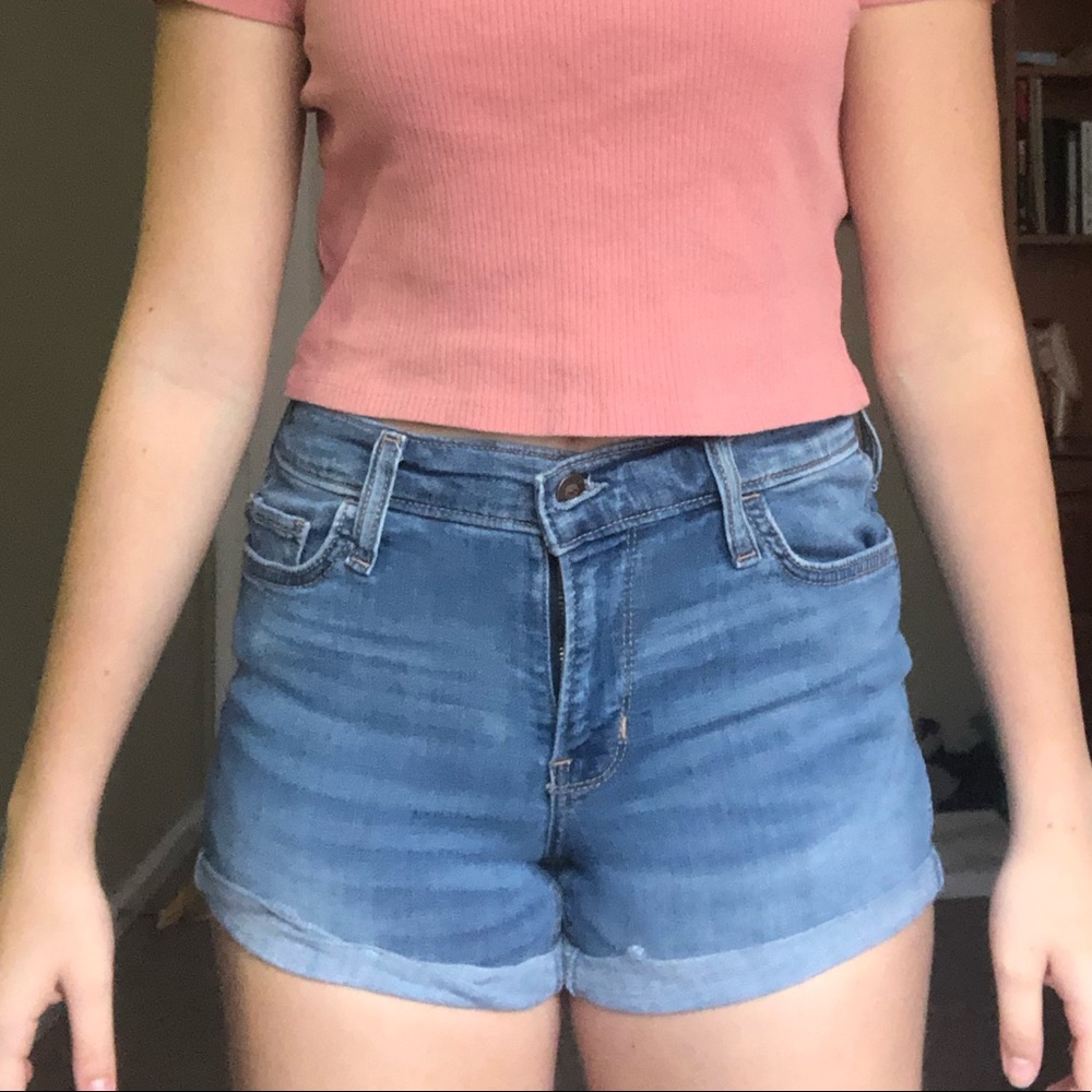 denim shorts